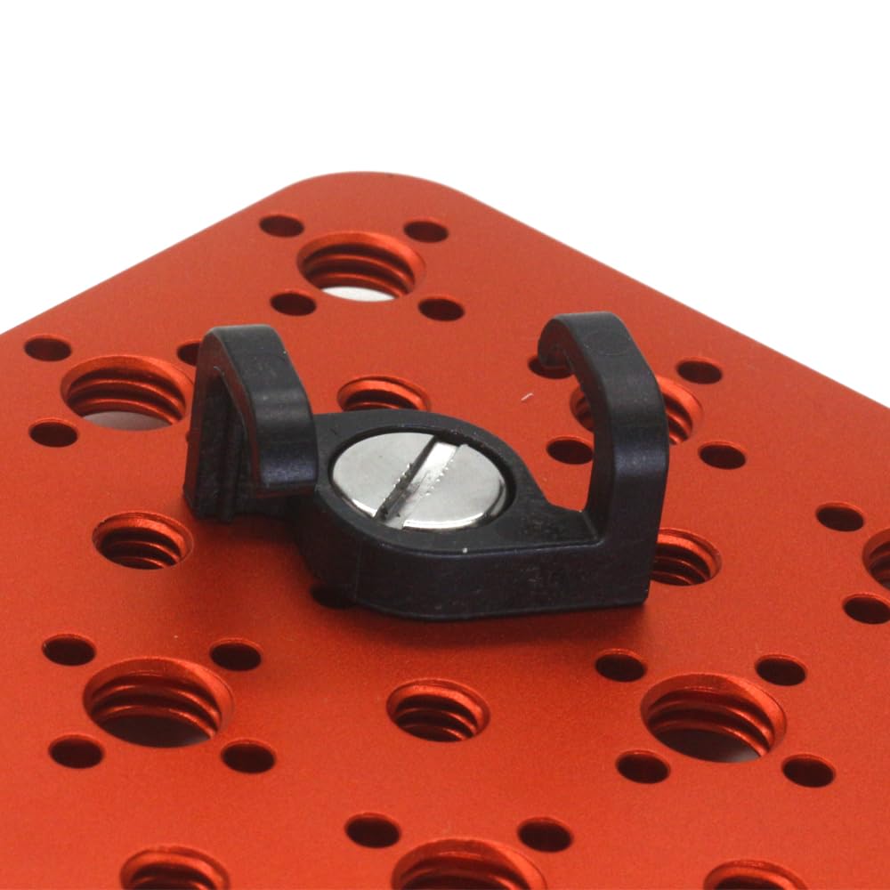 SZJELEN Cable Clamp Wire Clip with 3/8 Screw Camera Power Cable Clamp for Fixed Cable (A Blue one)