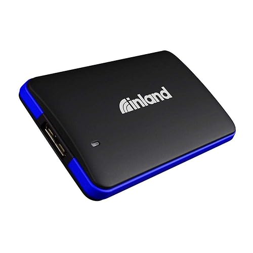 INLAND Professional External SSD 960GB Portable Solid State Drive 3D NAND USB 3.1 Mobile SSD Portable External Storage for PC Laptop Mac(960GB)