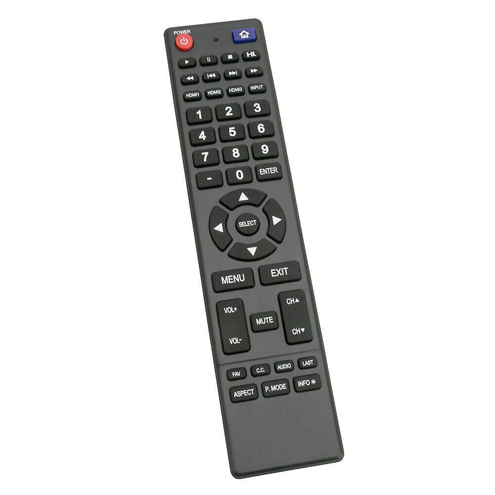 New 850125633 Remote Control Replacement for Hitachi TV LE43A509 LE43A6R9 LE49A509 LE49A6R9 LE50A6R9