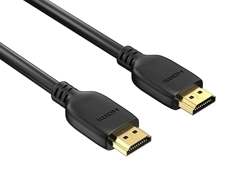 Cable Leader 3 ft Ultra High Speed HDMI Cable 2.1, 48Gbps, 4K / 120Hz, 8K / 60Hz, Compatible with PS5 / Xbox Series X