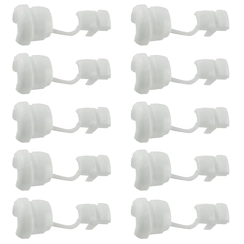 HJGarden 10PCS Wire Cover, Round Strain Relief Bushing Electric Cable Protection Cord Buckle, Round Cable Wire Strain Relief Bush Grommet Protective