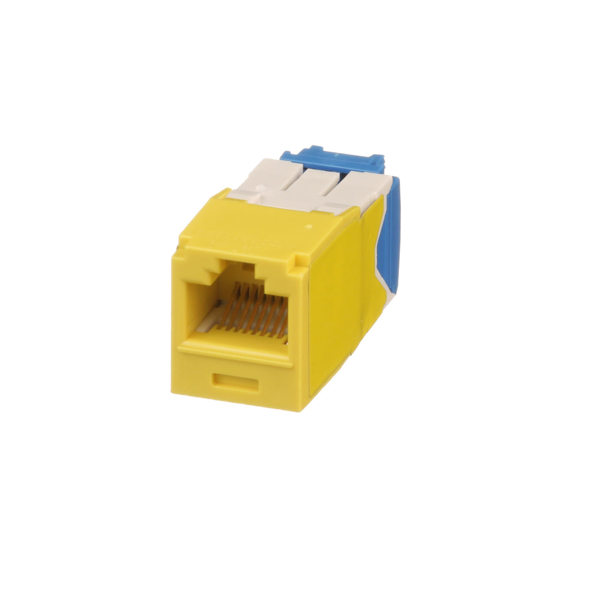 Panduit CJ6X88TGYL Category-6A 8-Wire TG-Style Jack Module, Yellow