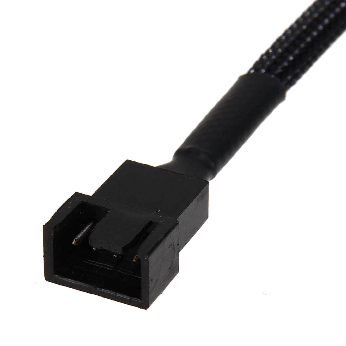 OPSFALCON 2 Pack SATA to 3 Pin / 4 Pin PMW 12V PC Case Fan Power Adapter Cable, 3-Pin or 4-Pin (PWM Connector) to 15 Pin SATA Computer Cooler Cooling