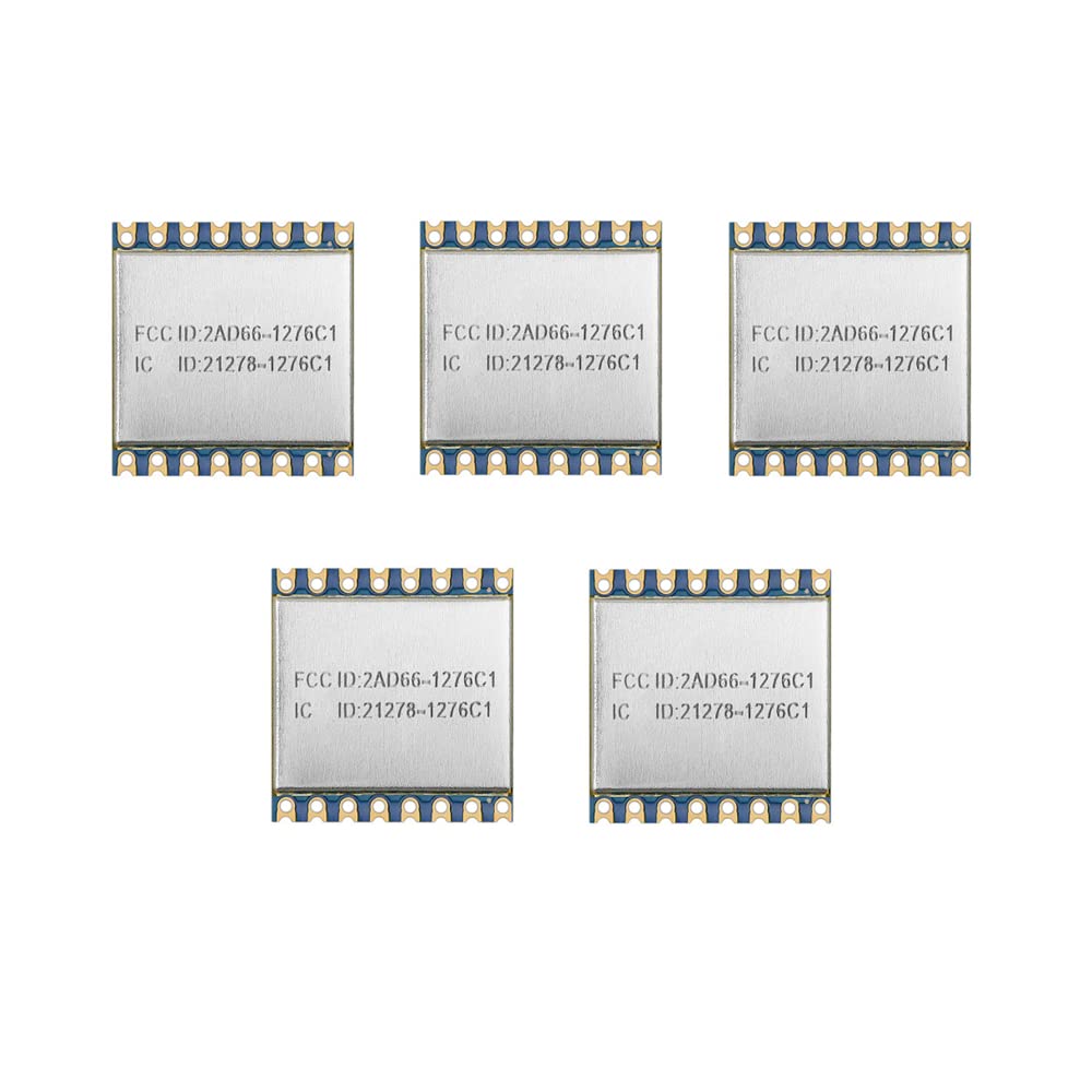 Lubeby Smart LoRa Ultra Long Range Transceiver, Compatible with RFM95W Wireless Transceiver Module 915MHz SPI Port SX1276 LoRa Module LoRa1276-C1 (2