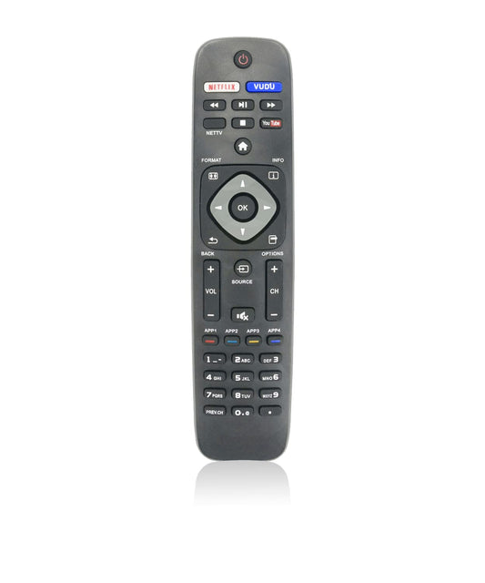 JISOWA Replacement Remote Control Universal for Philips Smart TV 50PFL5603/F7 NH500UP URMT41JHG006 URMT41JHG003 58PFL4609/F7 55PFL5601/F7 55PFL5402/F7