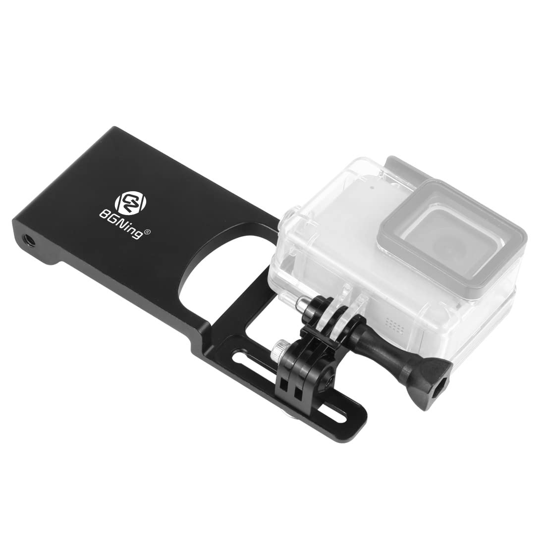 BGNing Aluminum Aloy Gimbal clamp Conversion Board for Sports Camera Stabilizers Gpo 8 Action Camera Selfie Handle Adapter Plate