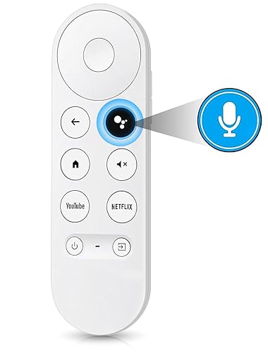 Upgrade Voice Remote for Google Chromecast 4k Snow TV, G9N9N Replacement Remote Control for Google TV, GA01920-US, GA01409-US, GA01923-US, GA01919-US