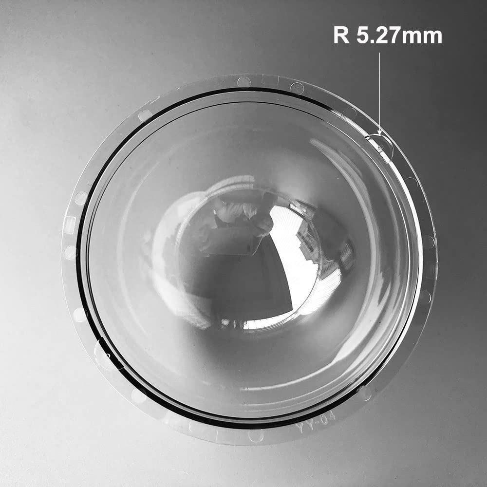 OwlCat 4 Inch Indoor Outdoor CCTV Replacement Acrylic Clear Cover Surveillance Cameras Security Dome Protector Housing Transparent Case, 109x56.2