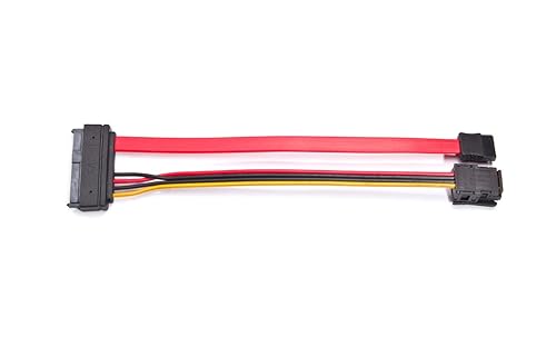 SiForce Tableau Unified SATA/SAS Signal and Power Cable (3M-Style) - 8" - TC4-8-R3 Bundle Reusable Anti-Static Bag