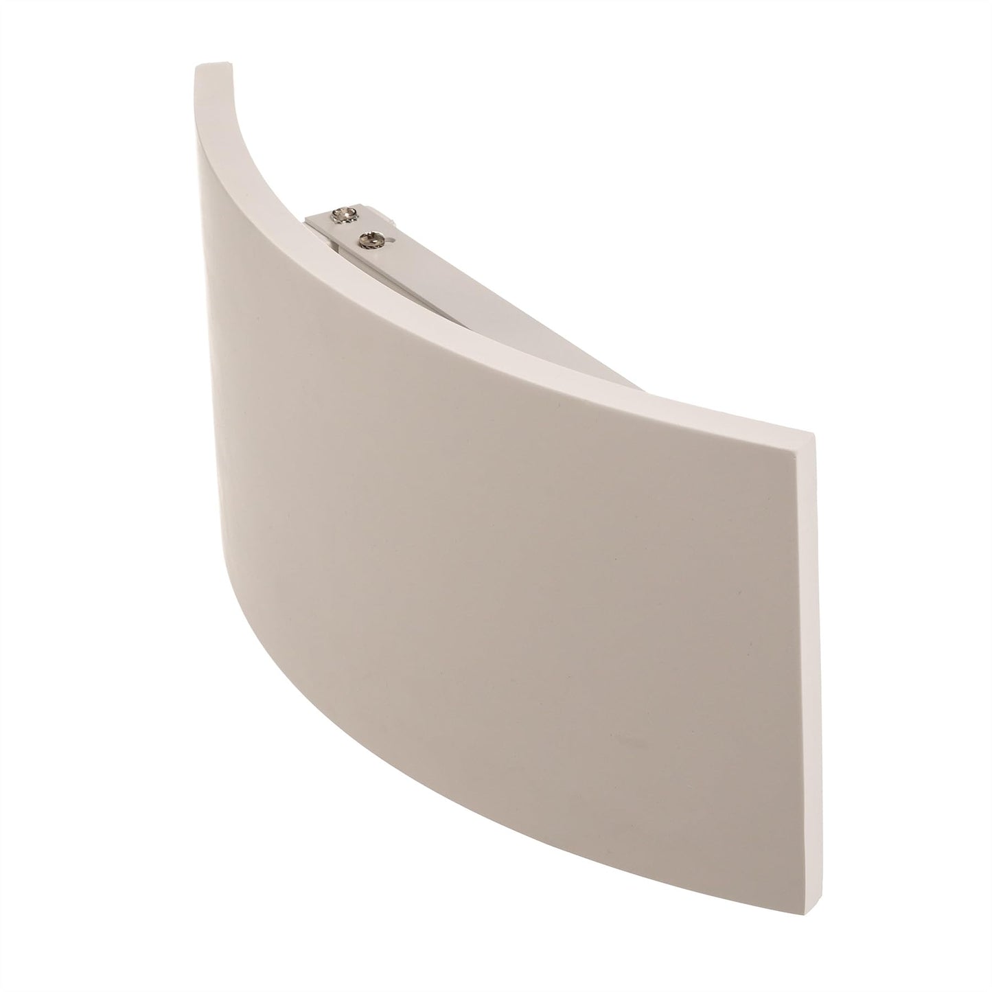 Lucande 13.8" Paintable Plaster Wall Sconce Light, White Up Down Wall Sconce Wall Light Fixture, Modern Indoor Wall Lighting for Living Room Bedroom