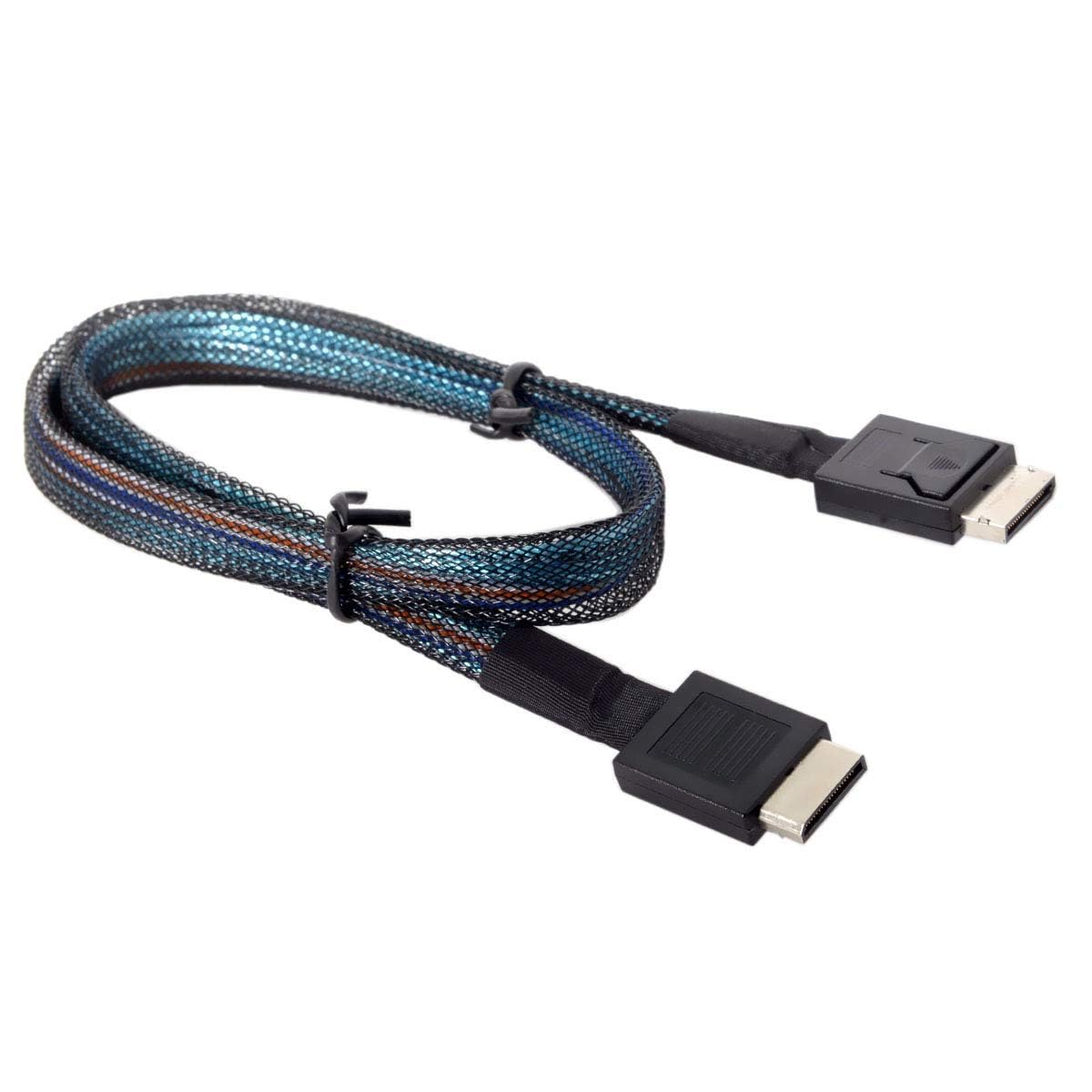 Valuegist OCuLink PCIe 4.0 Cable, Male to Male, 8Gbps Data Transfer, SFF-8611 4i Extension Cable for eGPU and SSD (39, Inches)