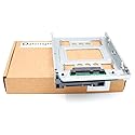 2.5" SSD to 3.5" SATA Hard Disk Drive HDD Adapter Caddy Tray Cage Hot Swap Plug Converter Bracket Compatible with All The 3.5" SATA/ SAS Drive Caddie