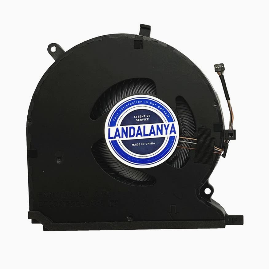 LANDALANYA Replacement New CPU and GPU Cooling Fan for Razer Blade 14 RZ09-0370 RZ09-0370CEA3 RZ09-0368 Series P/N:13207266 13207121 DFS5K123043635