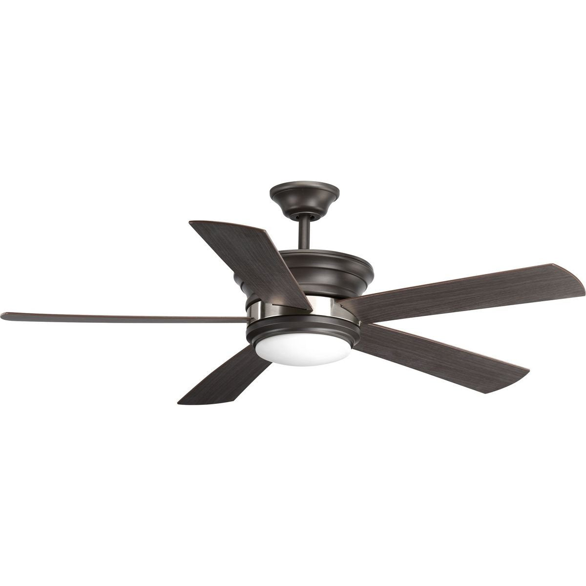 Progress Lighting Harranvale Collection 54" 5 Blade Fan w/LED Light, Black