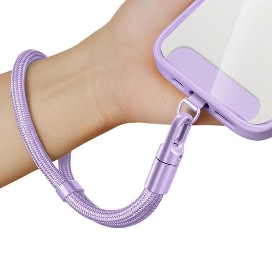 newplenty Phone Wrist Strap Lanyard,Universal Anti-Slip Cell Phone Lanyard with Stainless Patch,Adjustable Wrist Strap for Smartphones (Lilac Purple)