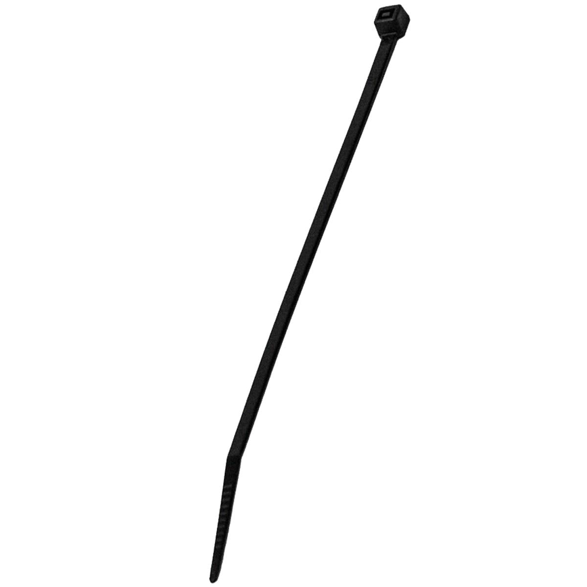 NavePoint 12 Inch Nylon UV Resistant Cable Wire Zip Tie 40 lbs - Black 1000 Pack Lot Pcs Qty