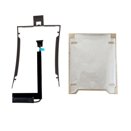 NIGUDEYANG Replacement Right Side 2.5" Inch SATA HDD SSD Hard Drive Cable Connector 00UR836 DC02C007C10 Caddy Tray Bracket Plus Tin Foil Sheet fit