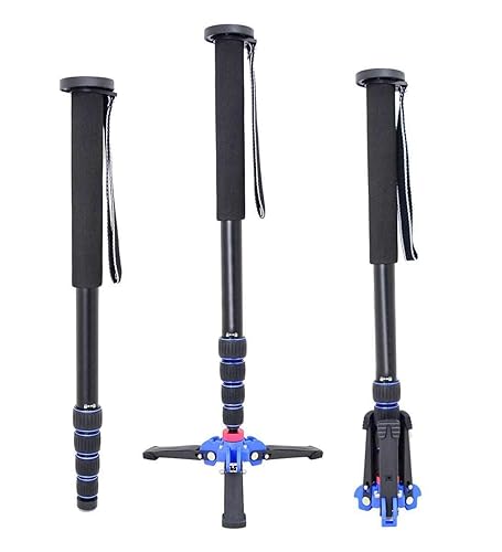 Nicama NC-T1 DSLR Camera Monopod Tripod with Removable Folding 3 Feet Base for Canon 5D3 6D Nikon D800 D600 D810 Sony A7S Sigma DV Gopro