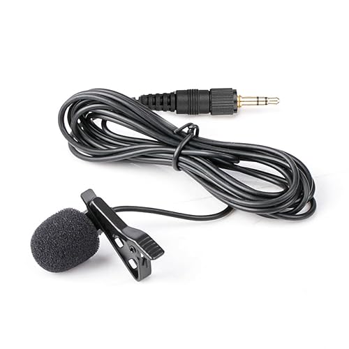 Saramonic SR-UM10-M1 | Replacement Lavalier Mic with Locking 1/8" Male Transmitters