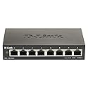 D-Link Ethernet Switch, 8 Port Smart Managed Gigabit Desktop EEE Network Internet (DGS-1100-08V2)