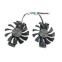 Rakstore GA81S2U 75mm Graphics Card Cooling Fan Replacement for ZOTAC GTX 960 PCI-EDC Quiet Cooler Fan (1 Pair)
