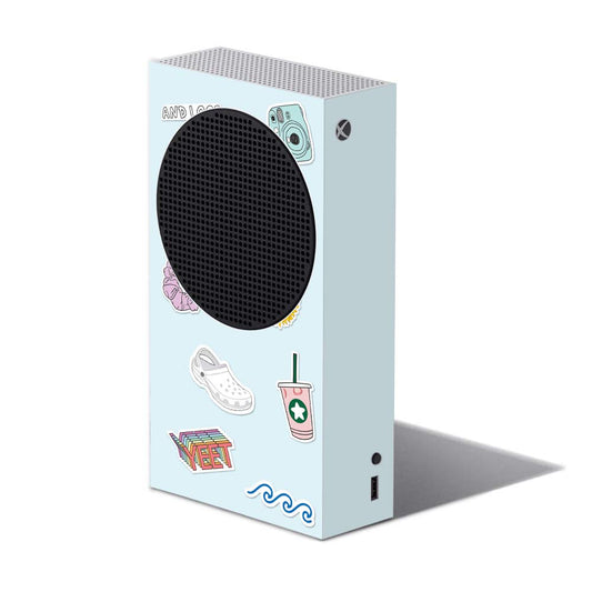 MightySkins Skin Compatible with Xbox Series S - VSCO Girl | Protective, Durable, and Unique Vinyl Decal wrap Cover | Easy to Apply, Remove,