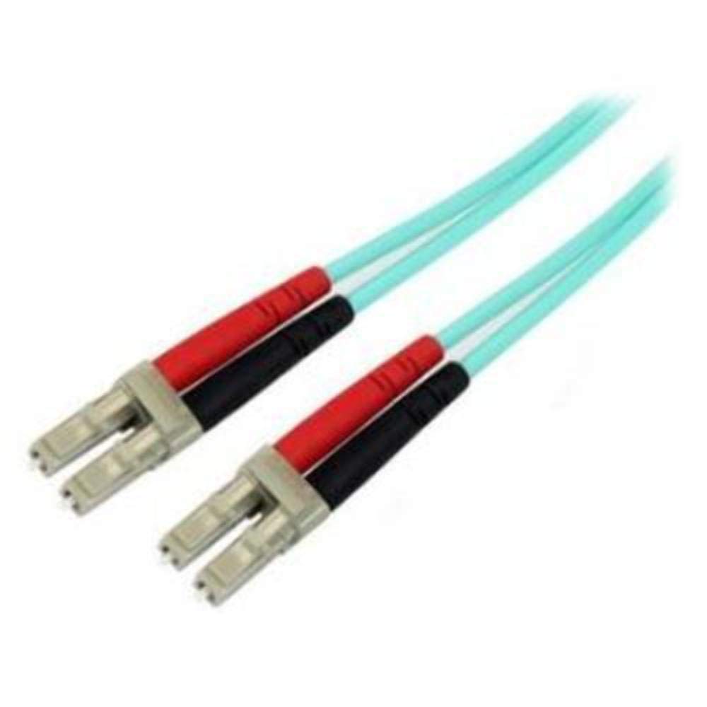 2Q16741 - StarTech.com 2m 10 Gb Aqua Multimode 50/125 Duplex LSZH Fiber Patch Cable LC - LC