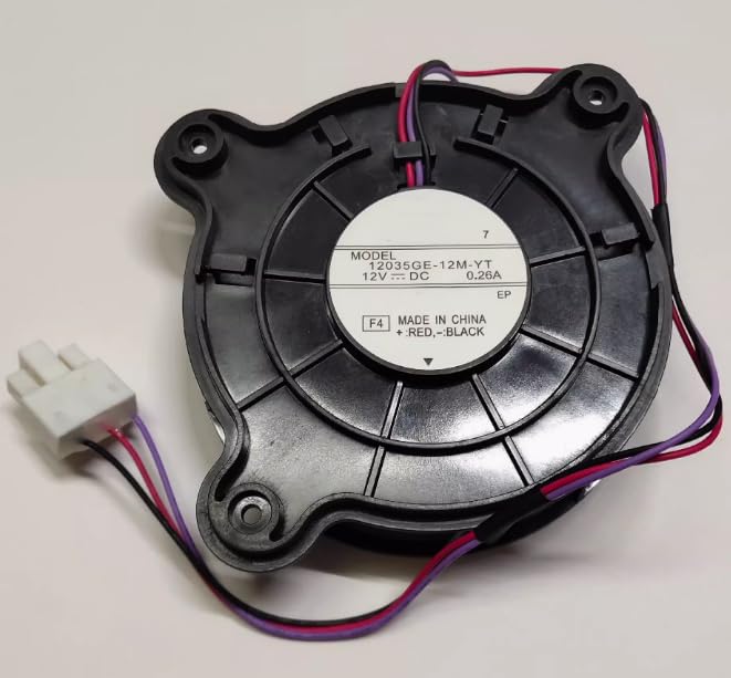 12035GE-12M-YT 12V 0.26A 3-Wire Inverter Refrigerator Freezer Fan