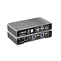HDMI KVM Switch for 2 Computers 1 HDMI Monitor USB 3.0 8K@60Hz 4K144Hz with Remote