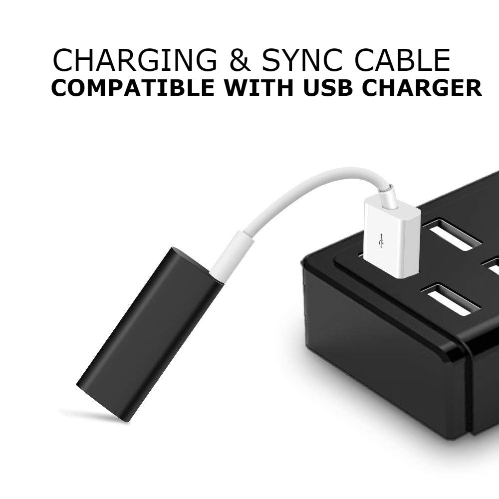 Shuffle USB Charger - Shuffle Charging [2-Pack] Charge SYNC Date Cable, Work with Shuffle 3rd, 4th, 5th, 6th Generation (White)