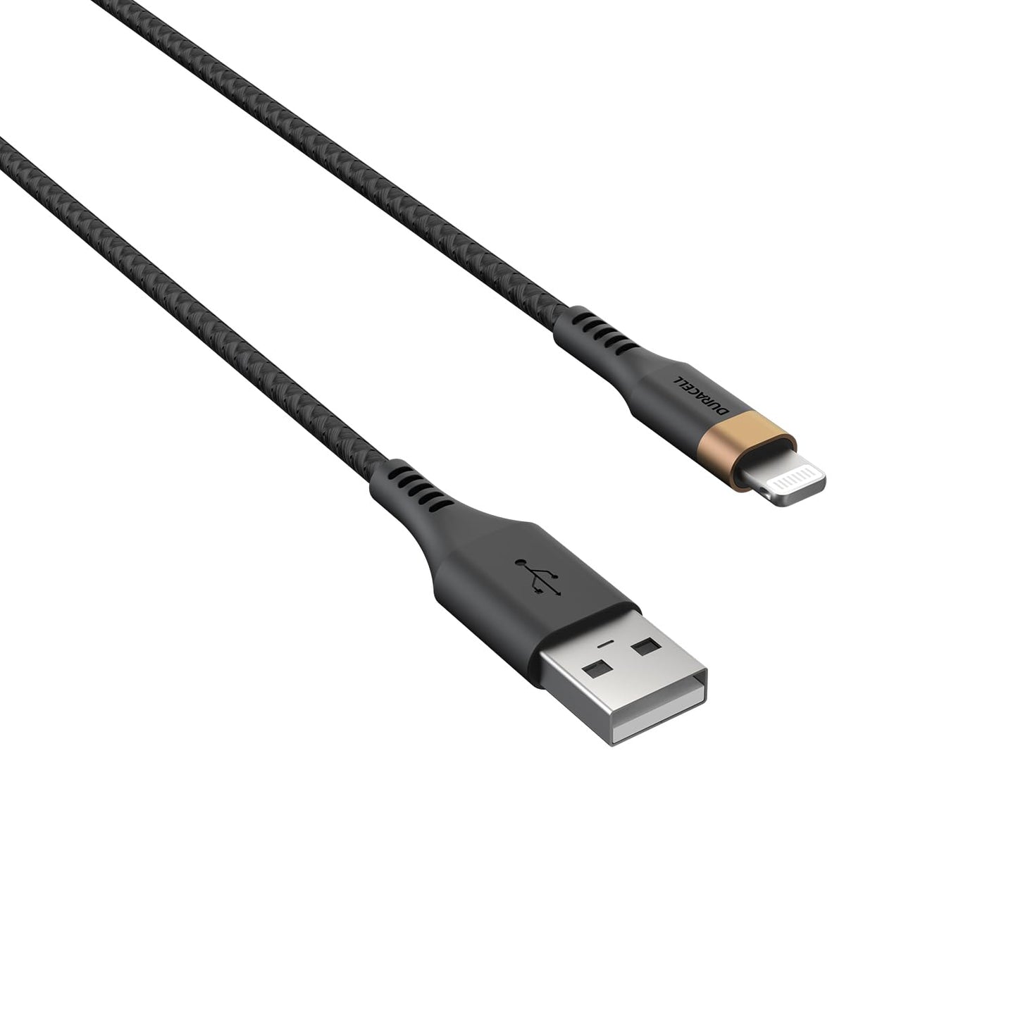 DURACELL iPhone Charger, USB-A to Lightning Cable (5ft/1.5m) Fast Charging Cable Type C Charger, MFi Certified for iPhone 14/13/12/11/X/8, AirPods