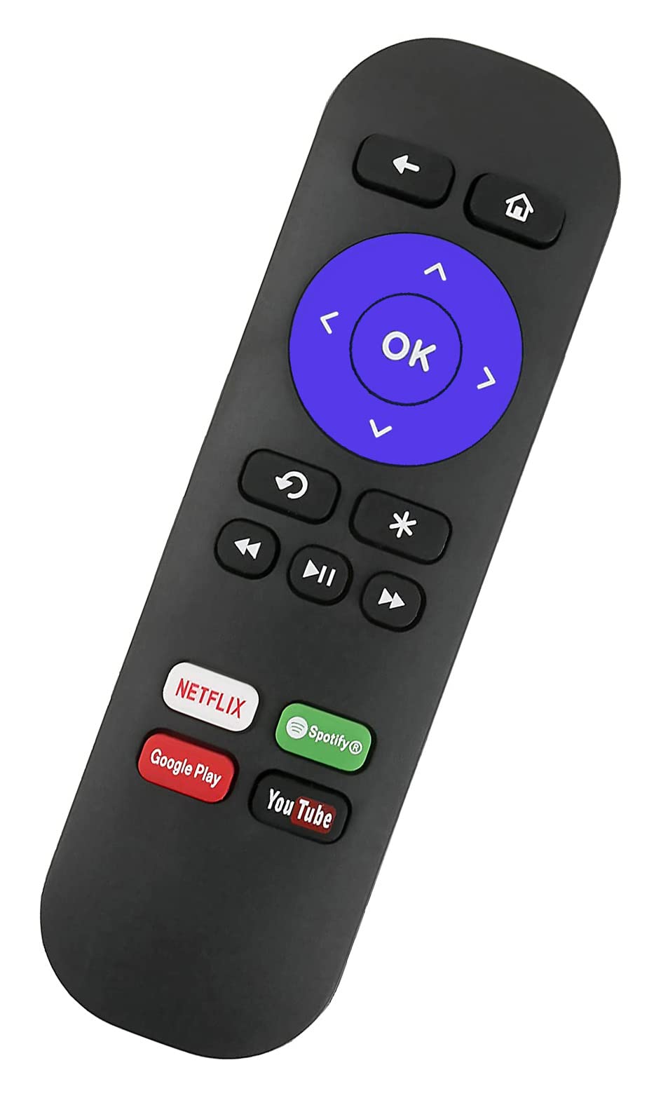 Remote Control Compatible with Roku 1, Roku 2, Roku 3, Roku 4, (HD, LT, XS, XD), Roku Express, Premiere 3900RW 3910RW 4620RW 3700RW 3710RW 3710XB