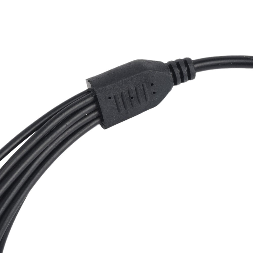 Eagles 1 Female to 8 Male Output Power Splitter Cable Y Adapter 5.5x2.1mm CCTV DC Power Splitter Cable Compatible with CCTV Accessories Security