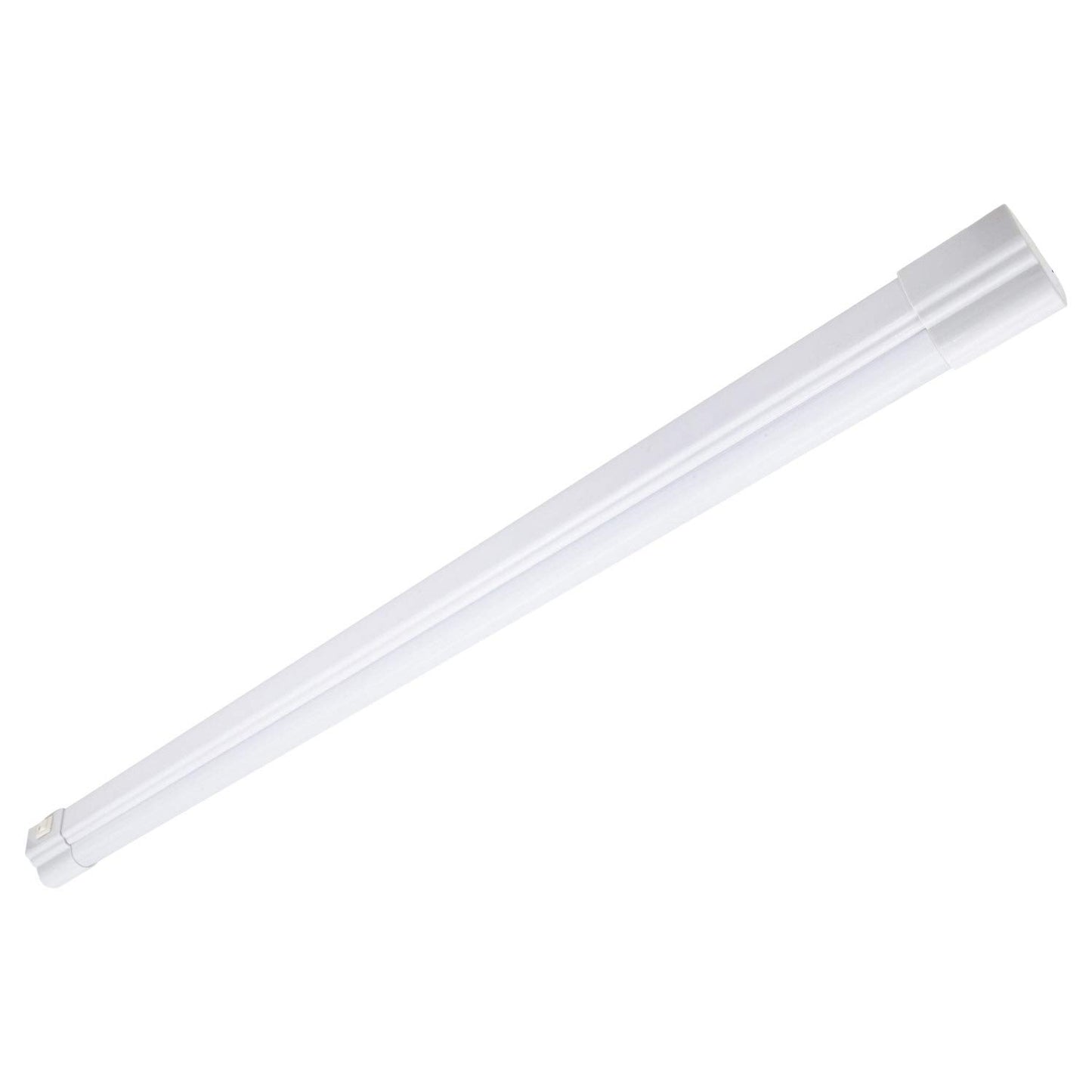 Maxxima 24 inch Linkable LED Under Cabinet Light, 1200 Lumens, Warm White 3000K, White, On/Off Switch, Plug in