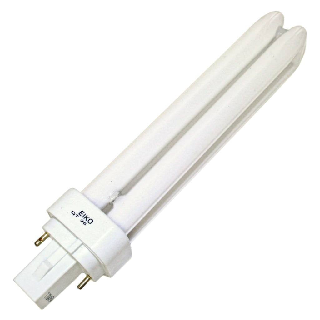 Eiko QT26/35 26W Quad-Tube 3500K G24d3 Base Fluorescent Halogen Bulbs