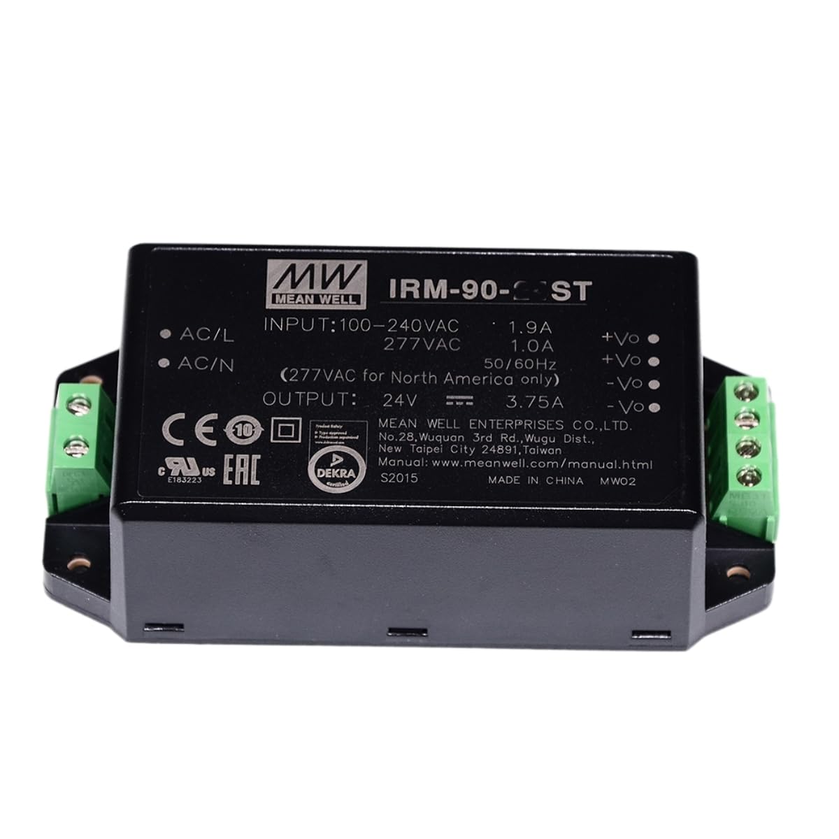 Mean Well IRM 90W 24V 3.75A Switching Power Supply? IRM-90-24ST Screw Terminal Type AC-DC
