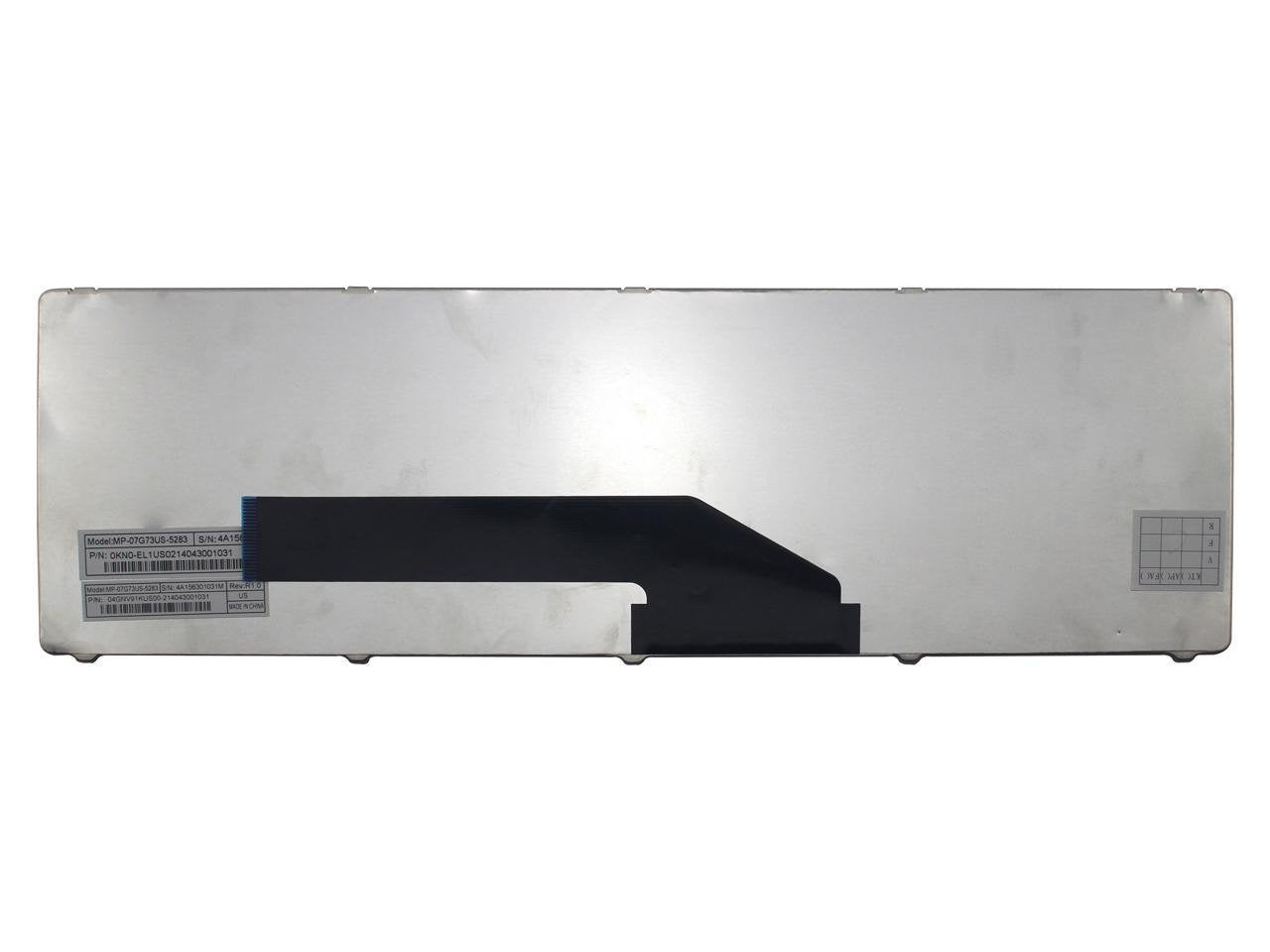 New Laptop Keyboard Replacement for Asus K50 K50A K50C K50I K50AB K50IJ K50AD K50AF P50 P50IJ K51 K51AE K51AB K51AC K51A K51IO, US Layout Black Color