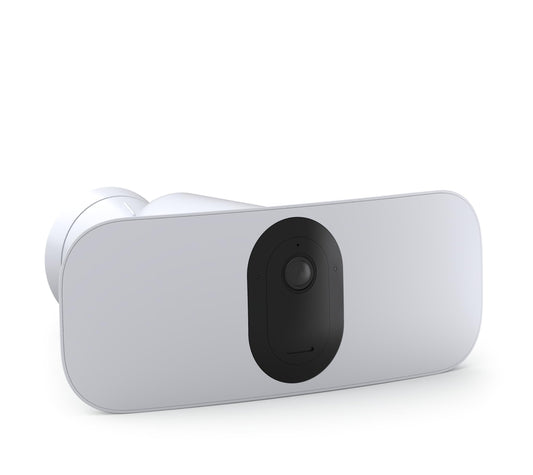 Arlo Pro 3 Floodlight Wireless Camera, Color Night Vision, Motion Sensor, 2-Way Audio, White, 1-Pack (Renewed)