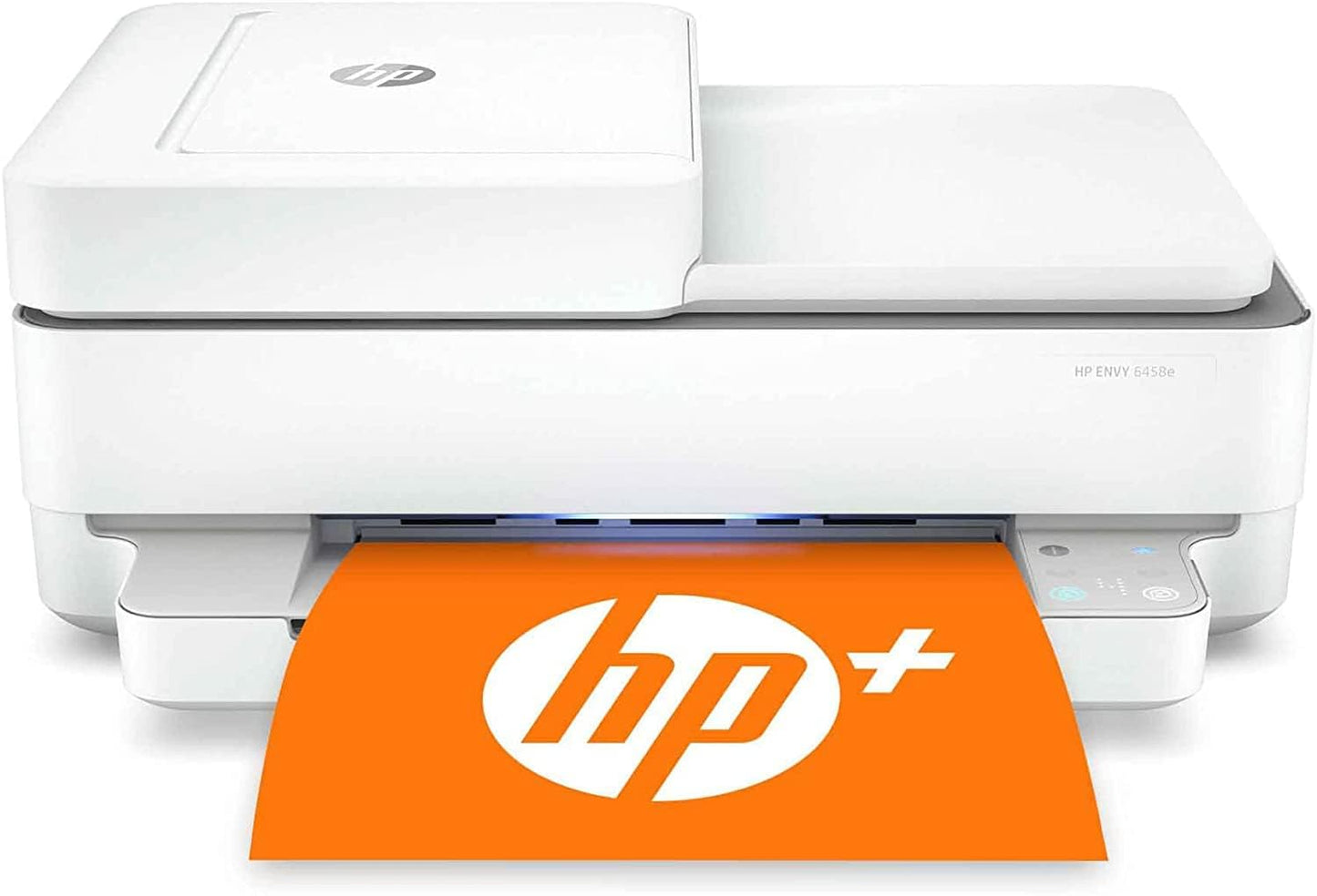 HP Envy 6458e All-in-One Wireless Color Inkjet Printer, Print Copy Scan - 10 ppm, 4800 x 1200 dpi, Auto 2-Sided Printing, 35-Sheet ADF, Dual-Band