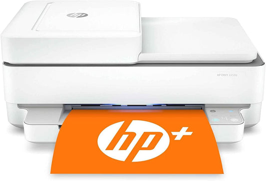 HP Envy 6458e All-in-One Wireless Color Inkjet Printer, Print Copy Scan - 10 ppm, 4800 x 1200 dpi, Auto 2-Sided Printing, 35-Sheet ADF, Dual-Band