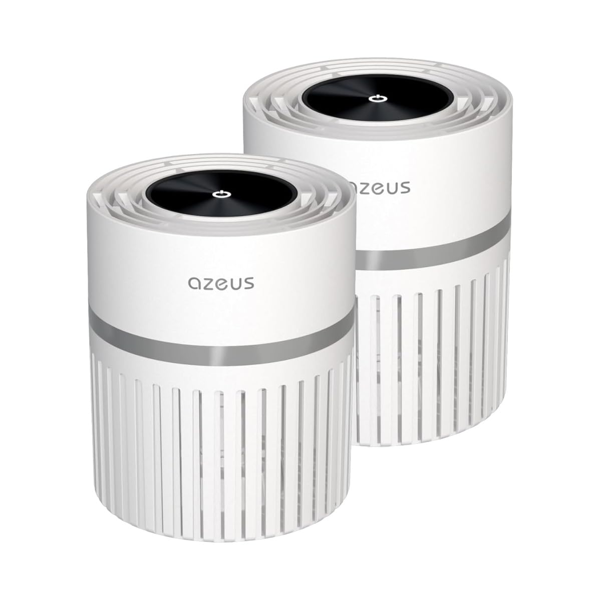 AZEUS Air Purifier for Bedroom, H13 True HEPA Filter with 24dB Ultra Quiet Air Cleaner, Covers 215 sq ft for Home Office Nursery, White