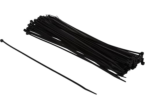 C2G 43039 11.5 Inch Cable Tie Multipack (100 Pack) TAA Compliant, Black