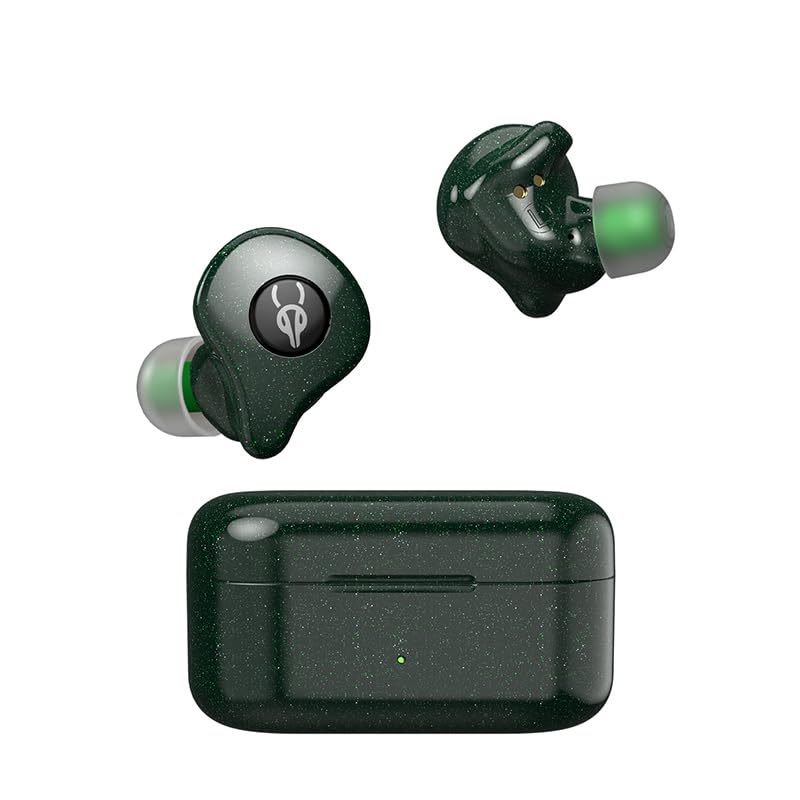 ICESOMNUS Sabbat E16 Astria Coaxial Acoustic Architecture Wireless Earbuds Blutooth 5.2 in-Ear HiFi Stereo Headphones with Built-in Mic and Charging…