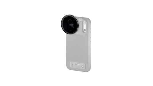 Tilta Khronos Magnetic 58mm Variable ND Filter (1-5 Stops) - Black | Compatible with iPhone 17 Pro/Pro Max Filter Tray | Controls Exposure & Maintains
