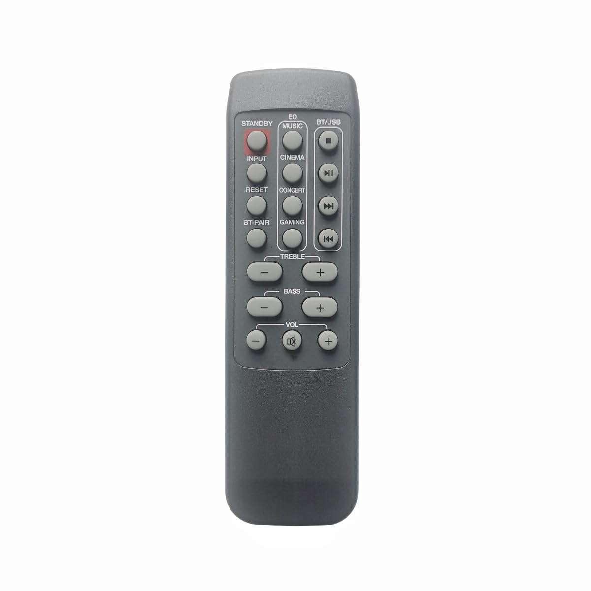 Loakdsa Replacement Remote Control for Rockville Rockbar 40" 400w Soundbar System & Rockville HD5 HD5B HD5C Monitor Bookshelf Home Theater Speakers