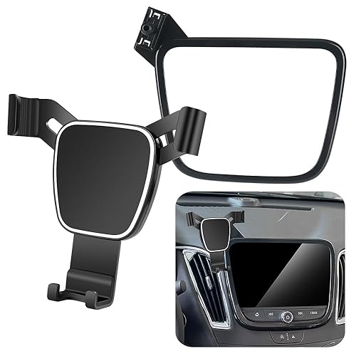 LUNQIN Car Phone Holder for Chevy Chevrolet Malibu 2016 2017 2018 2019 2020 2021 2022 2023 2024 2025 Auto Accessories Navigation Bracket Interior