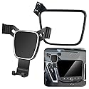 LUNQIN Car Phone Holder for Chevy Chevrolet Malibu 2016 2017 2018 2019 2020 2021 2022 2023 2024 2025 Auto Accessories Navigation Bracket Interior
