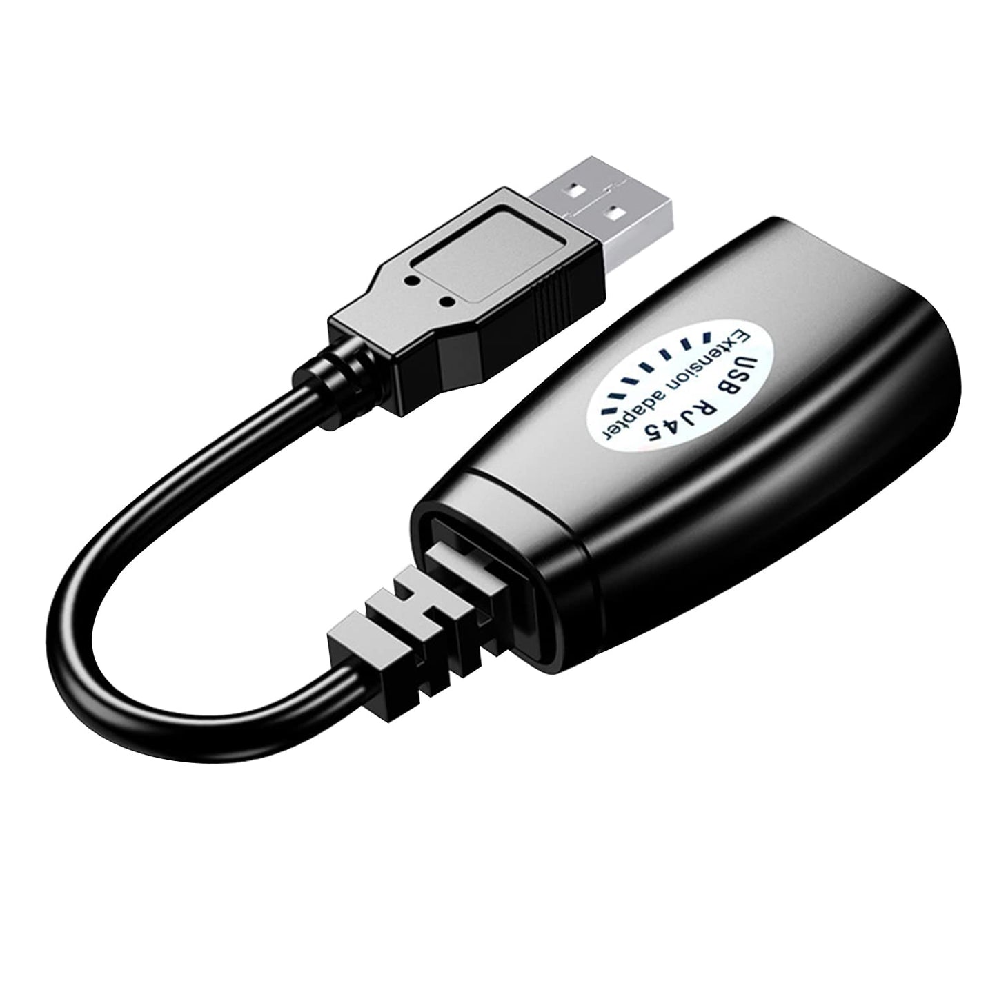 LIXINTIAN USB (Male) (Female) to RJ45 Adapter Set-USB to RJ45 LAN Extension Adapter Over Cat5/ Cat5e/ Cat6 Cable