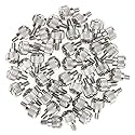Favordrory 6#-32x5 Computer Case Thumb Screws, Silver, 50 Pieces