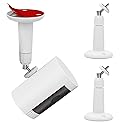 2 Pack Adjustable Adhesive Wall Mount Brackets for Ring Stick Up Cam ? Ring Outdoor Cam Plus, Indoor / Outdoor Installation, VHB Stick On or Screws